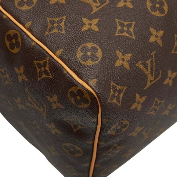 Louis Vuitton Monogram Speedy 35 Handbag/Boston Bag M41107 Brown Leather Wome... - Picture 5 of 12